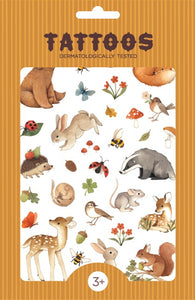 Petit Monkey tattoos A day in the woods