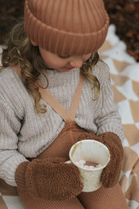 Silly Silas footless tights wool cappuchino 6-12 m