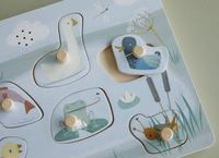 Little Dutch button puzzle with sound Little Goose 1 yr+