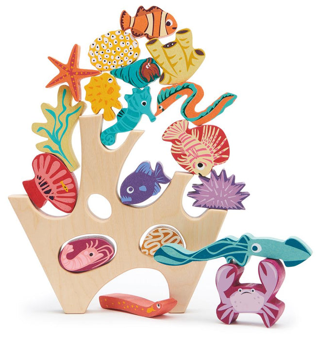 Tender Leaf Toys stacker coral reef 18 months +