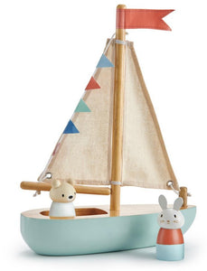 Tender Leaf Toys sailboat Sailaway 3yrs+