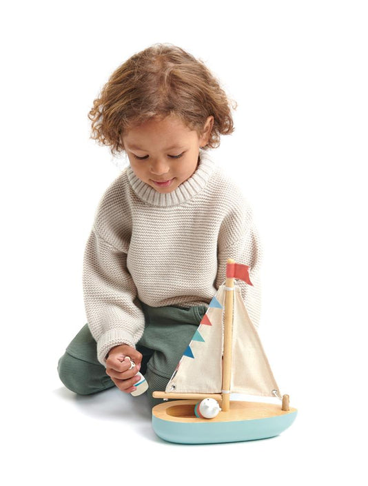 Tender Leaf Toys sailboat Sailaway 3yrs+