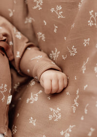 That's mine baby duvet cover Secret garden cocoa 100 x 130