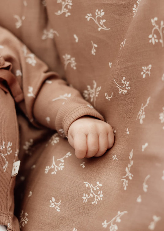 That's mine baby duvet cover Secret garden cocoa 100 x 130