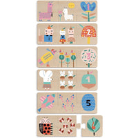 VILAC 6 wooden trio puzzles Suzy Ultman 2 yrs+