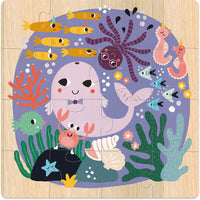 VILAC puzzles land sea air 4 yrs+ / 3 x 16 pcs