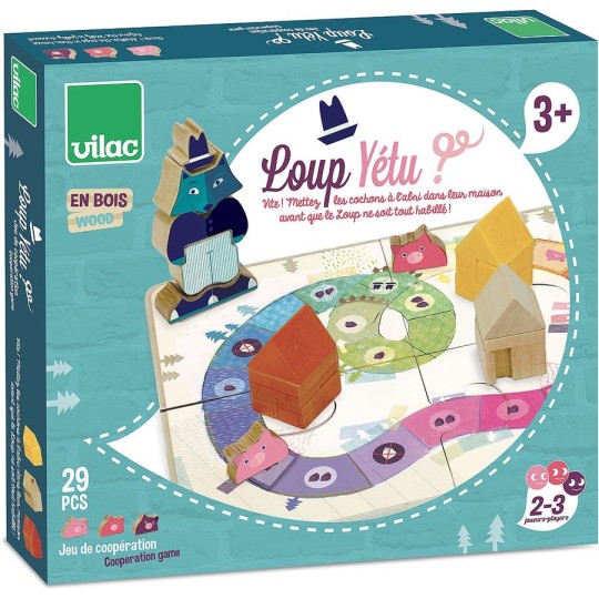 VILAC game Wolf and the 3 little pigs 3 yrs+