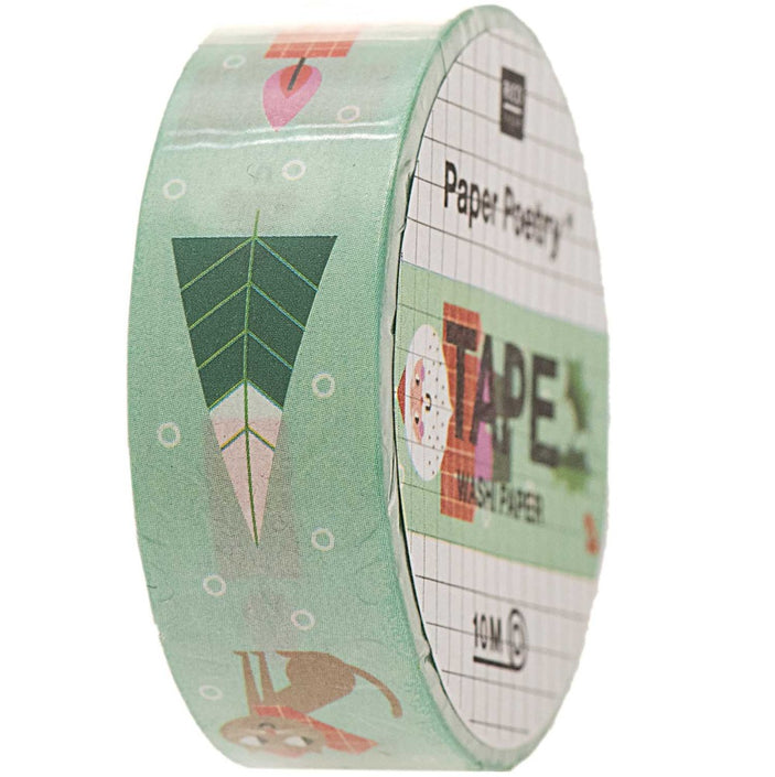 Washi tape Xmas mint 10 mtr