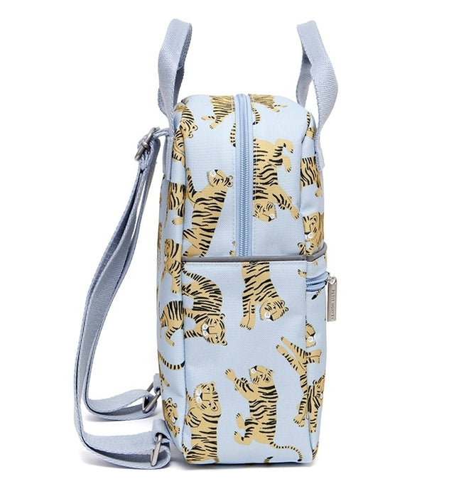 Petit Monkey children's backpack tiger gray L