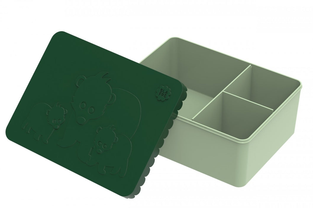 BLAFRE lunch box polar bear mint dark green