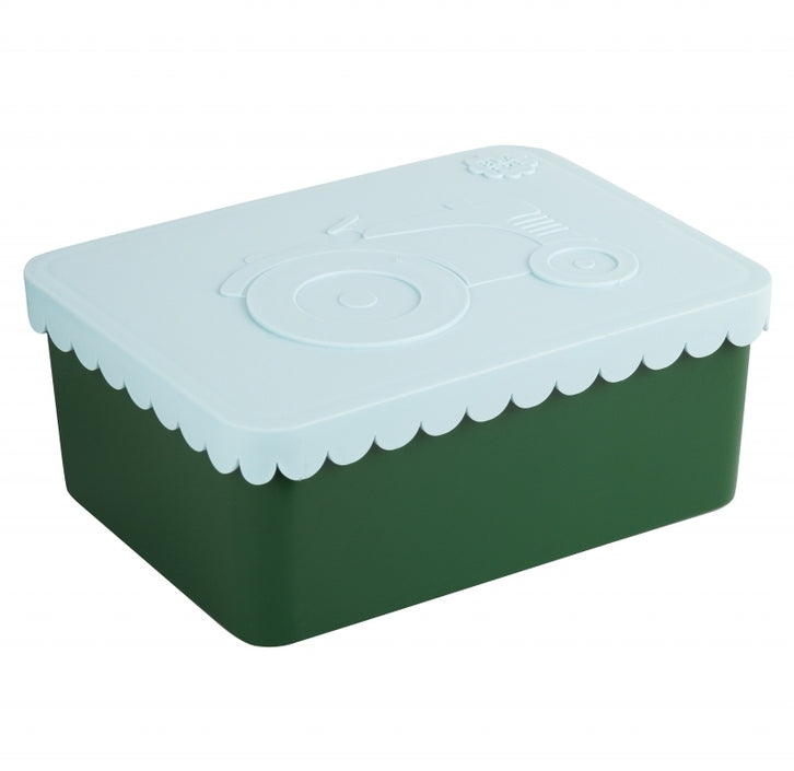 BLAFRE lunch box S tractor dark green blue