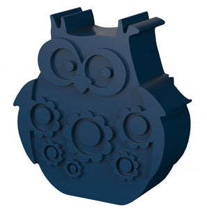 BLAFRE lunch box owl navy blue