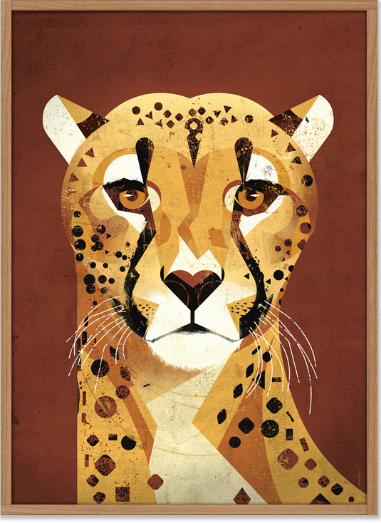 Dieter Braun poster Cheetah brown 50 x 70 cm