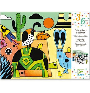 DJECO flock coloring page Colorado 3 yrs+