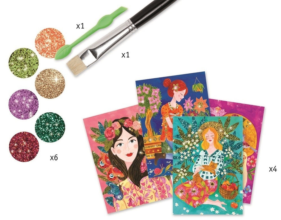 DJECO glitter sand Les parfum des fleurs 7 yrs+