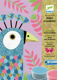 DJECO glitter sand birds 7 yrs+
