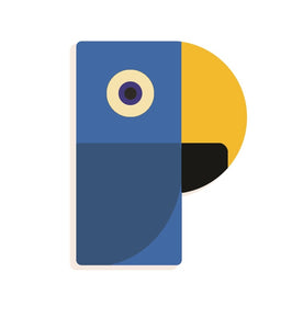 DJECO wooden letter designed animal P