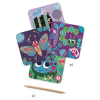 DJECO scratch cards All animals 3 yrs+