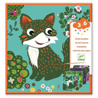 DJECO scratch cards Small animals 3 yrs+