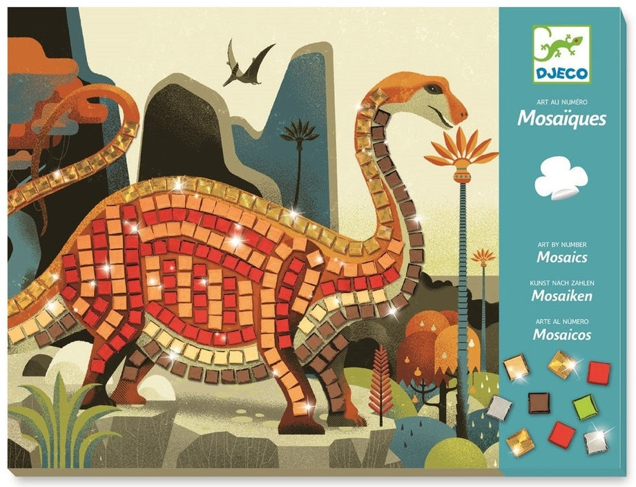 DJECO mosaic set dinosaur 4 yrs+