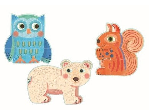 DJECO primo puzzles In the forest 2.5 yrs+