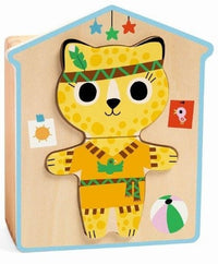 DJECO puzzle Dress up 2 yrs + / 18 pcs