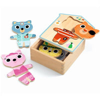 DJECO puzzle Dress up 2 yrs + / 18 pcs