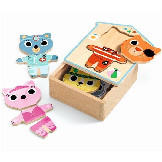 DJECO puzzle Dress up 2 yrs + / 18 pcs