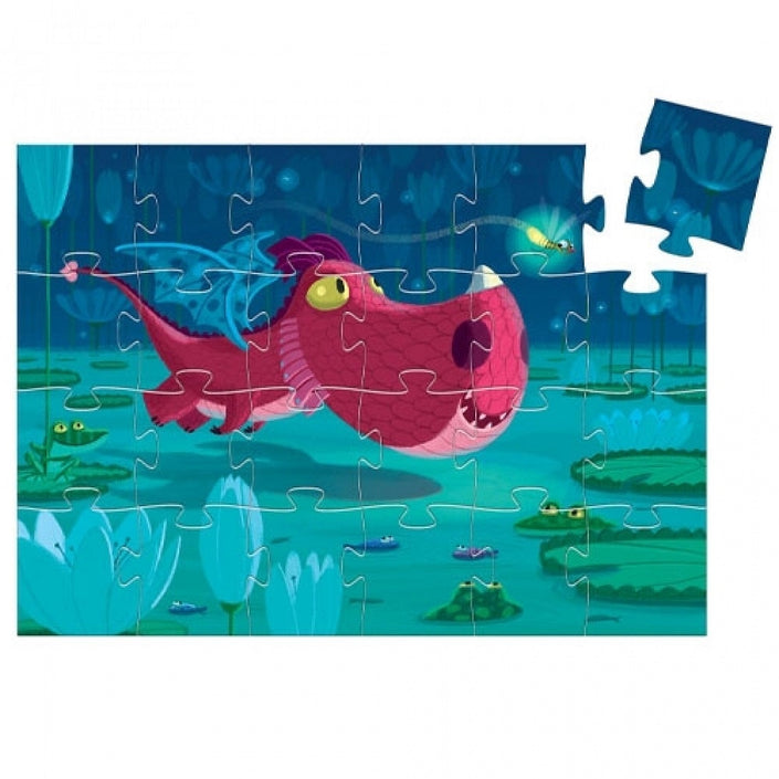 DJECO puzzle Edmond the dragon 3 yrs / 24 pcs