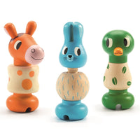 DJECO screw animals Rondanimo 18 m+