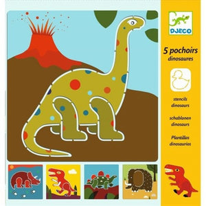 DJECO drawing templates dinosaurs 4 yrs+