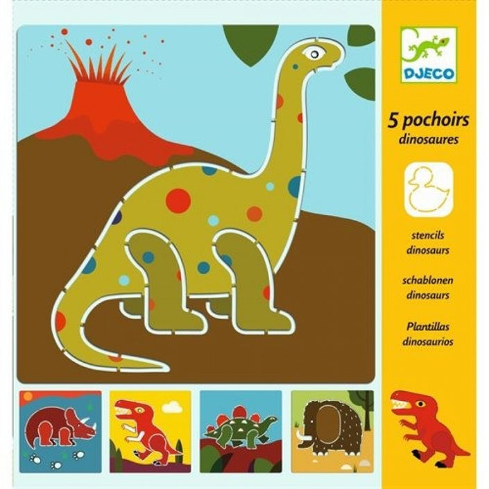DJECO drawing templates dinosaurs 4 yrs+