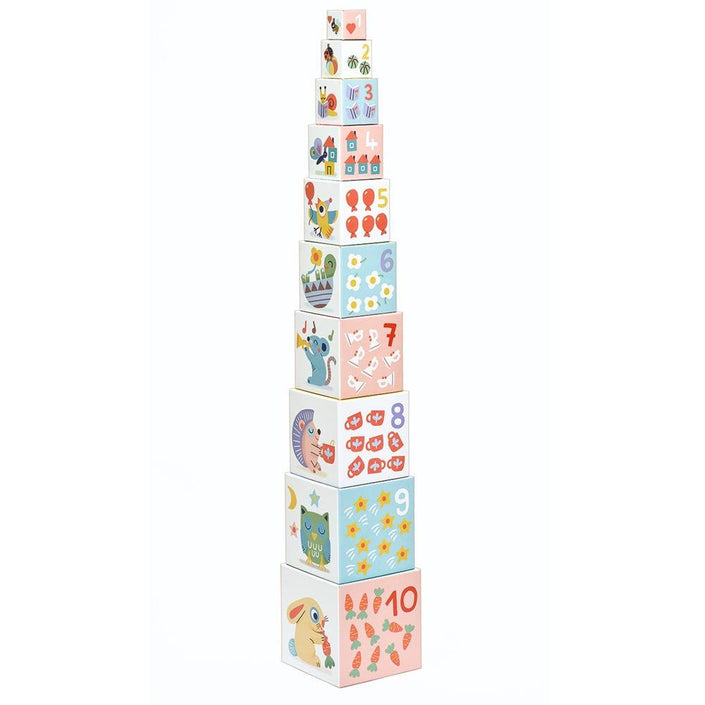DJECO stacking tower BabyBloki 1yr+