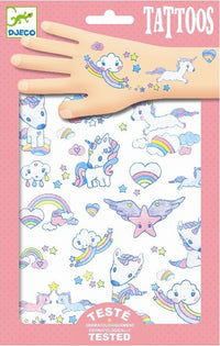 DJECO tattoos Unicorns