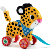 DJECO pull figure leopard Greta 1 yr+