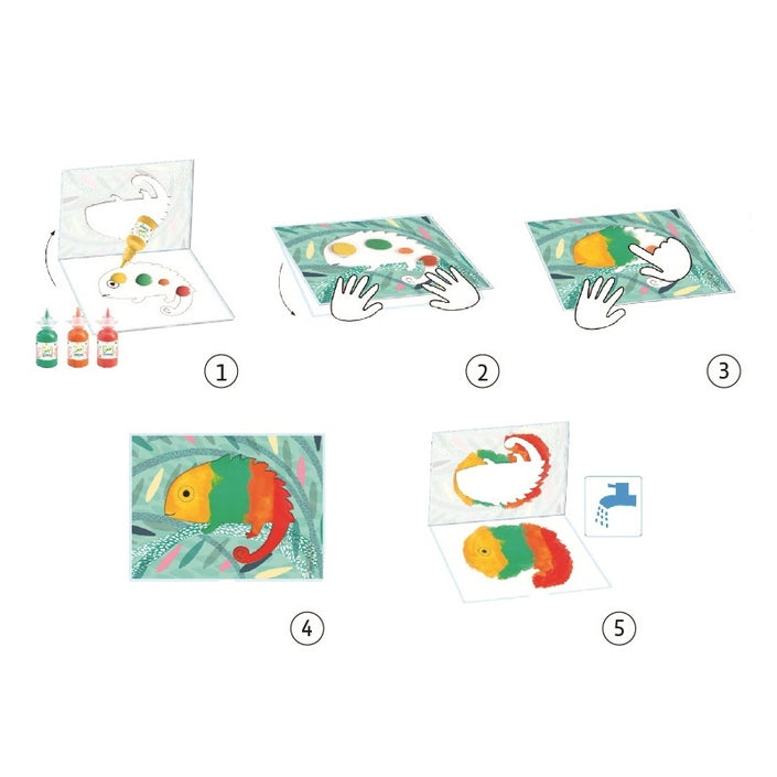 DJECO finger paint squeeze & spread 18 months+