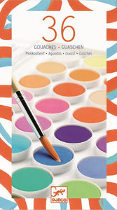 DJECO watercolor panel 36 colours