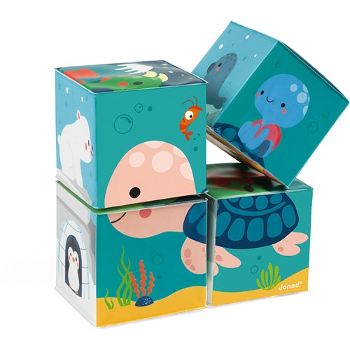 JANOD bath toys Blocks 10 months +