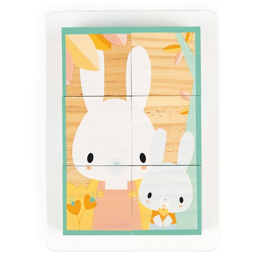 JANOD block puzzle Animals 12 months+ / 6 pcs