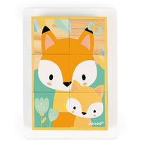 JANOD block puzzle Animals 12 months+ / 6 pcs