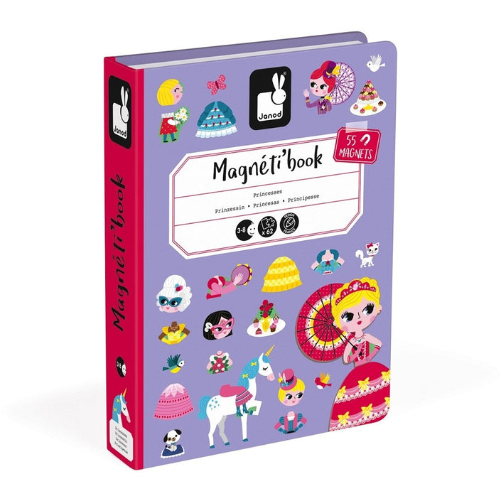 JANOD magnetic book princesses 3 yrs+