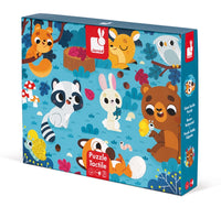 JANOD tactile puzzle forest animals 3 yrs+ / 20 pcs