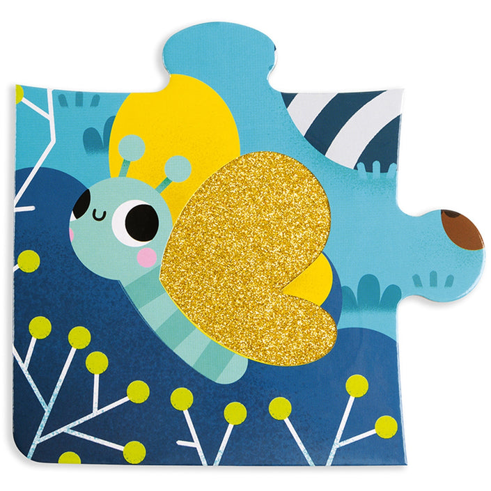 JANOD tactile puzzle forest animals 3 yrs+ / 20 pcs