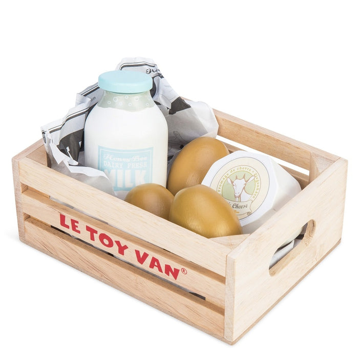 Le Toy Van wooden eggs and milk 3yrs+