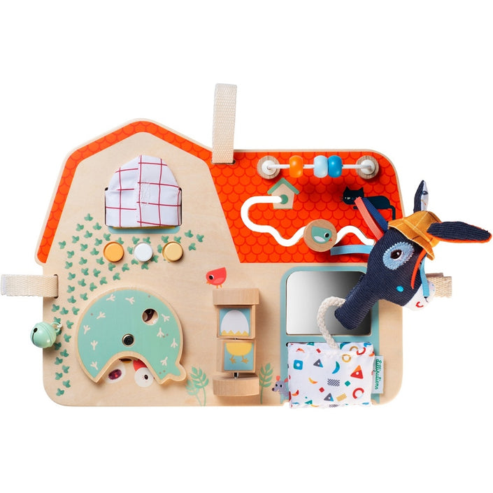 Lilliputiens activity panel Farm 9 m+