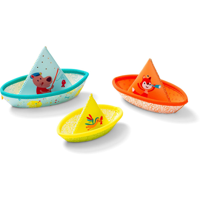 Lilliputiens bath toys boats 6 months