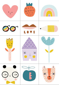 Petit Monkey notebook Panda Love