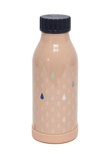 Petit Monkey thermos flask stainless steel drops peach