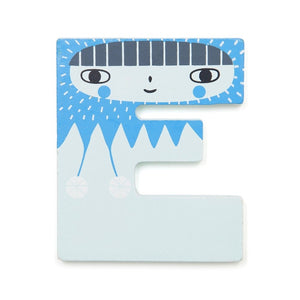 Petit Monkey wooden letter E
