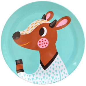 Petit Monkey melamine plate fawn